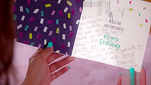 Stepmoms birthday dildo surprise ends in taboo fuck