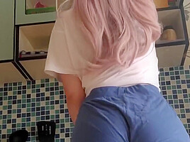 Stepsis Gets Unexpected Anal Fuck In The Kitchen(1) With Estie Kay