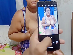Stepson Takes Pictures Of Naughty Stepmom And Fucks Her