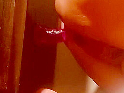 Sticking My Dildo To My Dresser And Fucking It Till I Cum