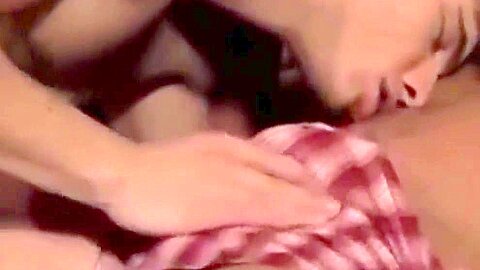 Straight friends sleepover trade blowjobs