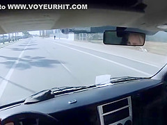 Stranded teen 18+ fucking in a truck
