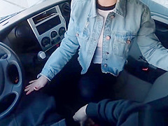 Stranded teen 18+ fucking in a truck