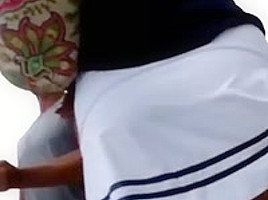 Street shorts thong , upskirt wedge pick