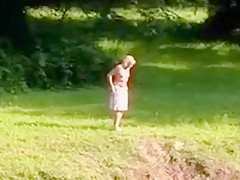 Strip and Masturbate Outdoors