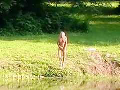 Strip and Masturbate Outdoors