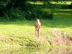 Strip and Masturbate Outdoors