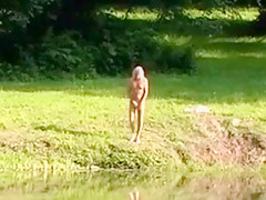 Strip and Masturbate Outdoors
