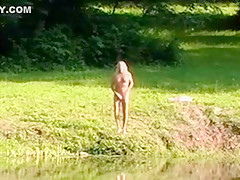 Strip and Masturbate Outdoors