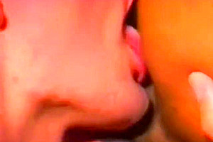 Stripping shemale gets some cock - Gentlemens Video