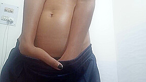 Strips Naked And Masturbates In Bed