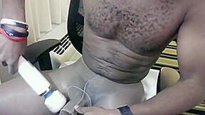 Stroking my cock and cumming in doyeah pantyhose
