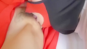 Stunning young Chinese Girl eating cock