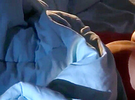 Submissive Blonde Is Made To Suck A Mans Dick Outside The Room