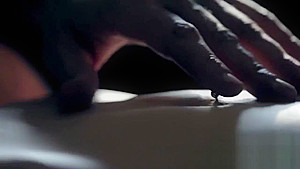 Submissive girl performs dirty BDSM fantasies of Mr