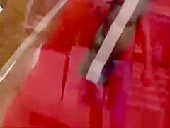 Super ass is walking