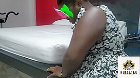 Sweet Brunette: Ebony Culona Is Drilled To The Bottom By Her Lover