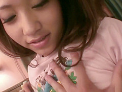 Sweet young Asian gives a sexy POV BJ