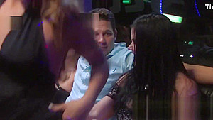 Swing wife with big tits is ready to give her man a blowjob bash at swing house