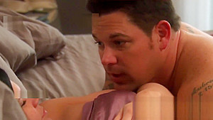 Swing wife with big tits is ready to give her man a blowjob bash at swing house