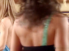 Swinger wife definetly wants to hook up with other chicks at swinger party
