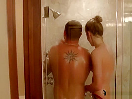 Swinger wife definetly wants to hook up with other chicks at swinger party