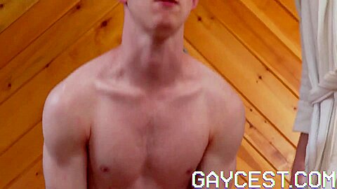 THE DOCTOR'S Step son Tape 10 - Jerking Off with Step dad
