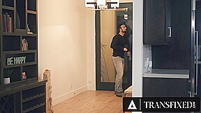 TRANSFIXED - Trans Housewife Tori Easton Surprises Her Hubby With An Intimate NURU MASSAGE!