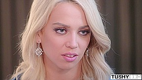 TUSHY Anal-curious petite Blonde Madison seduces older man