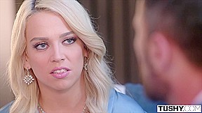 TUSHY Anal-curious petite Blonde Madison seduces older man