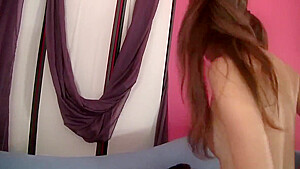 Tall Brunette Stepdaughter Gives Stepdad What He Has Always Wanted