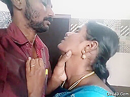 Tamil Couple Kissing