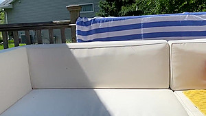 Tan Blonde Slut Ordered To Strip And Squirt In Public