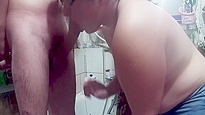 Tanyasilik Washed And Sucked Off Cum On Her Chest