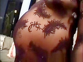 Tattooed Pregnant Ebony Sucks Boner And Gets Slammed By It
