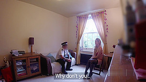 Tattooed Slutty Blond Banged By Cop