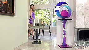 Teasing In Purple - Sex Movies Featuring Dillion Harper