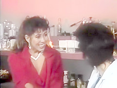 Testing female holes in group fuck