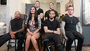The Home Invasion Tied Up And Fucked By Five Thieves - Jasmine Jae