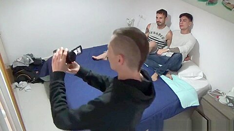 The Latino Asian Angel Cruz fucked bareback by Koldo Goran - InterracialBarebackSex