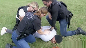 The female patrol is looking for BBC to suck hard