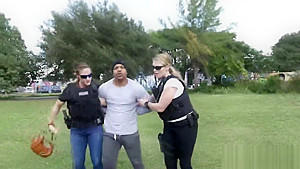 The female patrol is looking for BBC to suck hard