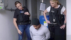 The female patrol is looking for BBC to suck hard
