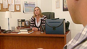 This MILF teacher just received a A+ cumshot from her student 18+ by Back to School