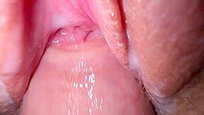 This Pussy Gets Wet From The First Touch Extreme Close Up Creamy Fuck