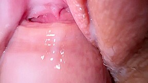 This Pussy Gets Wet From The First Touch Extreme Close Up Creamy Fuck