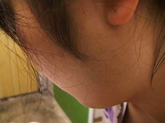 This japanese teen 18+ has some large boobs for us to look at