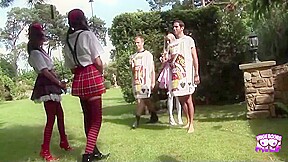 Three Daring Women Want To Suck Some Big Cocks In The Great Outdoors