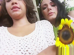 Three Naked teen 18+ Hippies Get Fucked