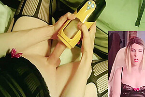 Thrusting Masturbator Drains Jessica Bloom Transgender Dick Dry 5 Min